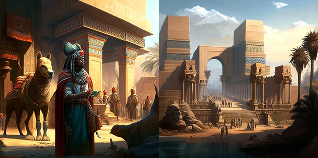 Колонізація у цивілізацій Стародавнього Сходу (уявне зображення)