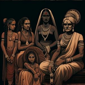 Матріархат і патріархат (уявне фото)