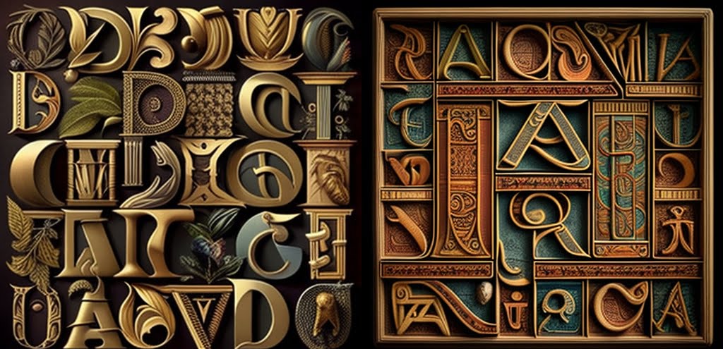 Фінікійський алфавіт (уявне зображення)