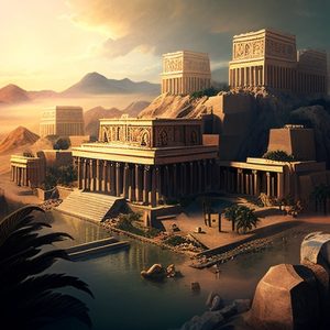 Міста-держави Шумеру уявне зображення